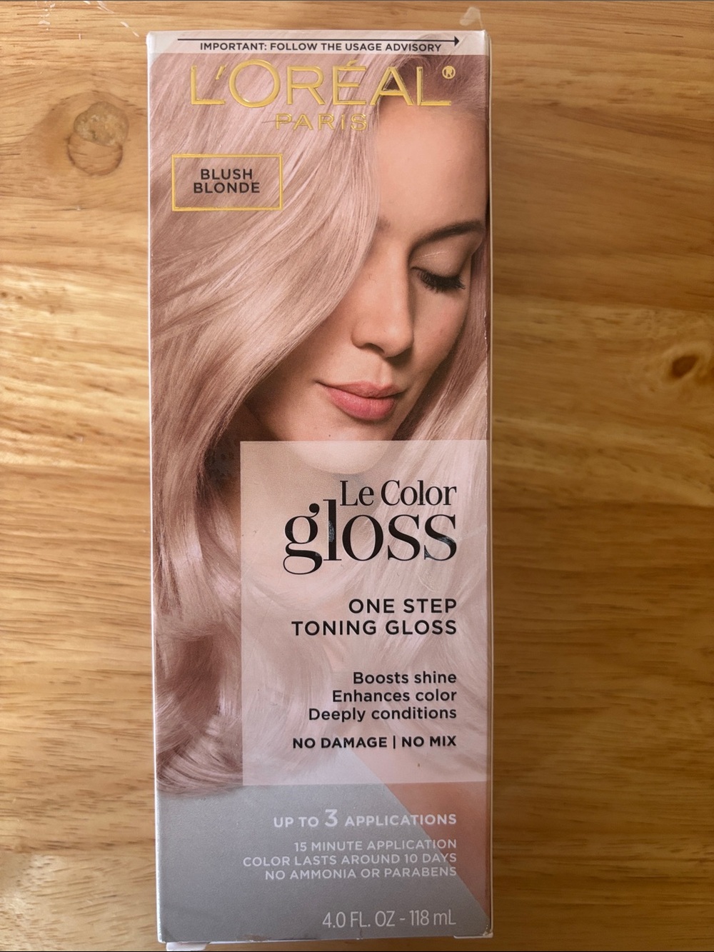 L’Oréal Le Color Gloss One Step Toning Gloss — Blush Blonde